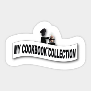 My Cookbook Collection Label Sticker